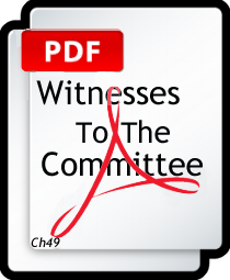 morbidly comic tale of unusual drama WITNESSES TO THE COMMITTEE PDF